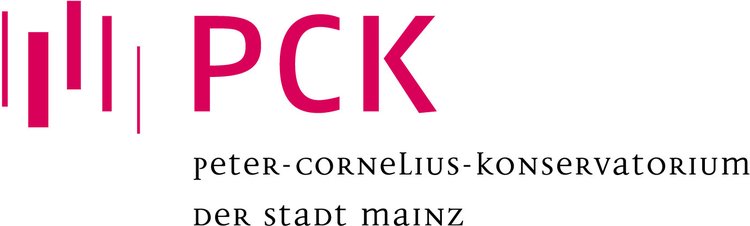 PCK-Logo: pinkne Schrift